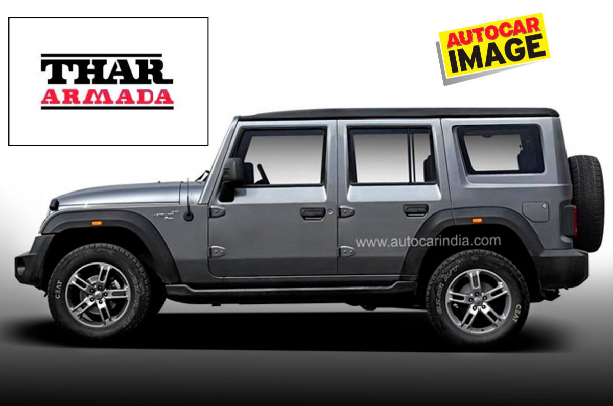 Mahindra Thar price, Thar Armada, 5door Thar, trademark names Autonoid